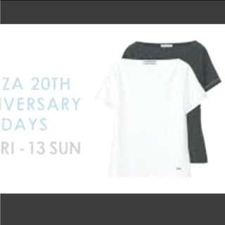フォクシー(FOXEY)のFOXEY☆銀座店限定　リボンTシャツ38(Tシャツ/カットソー(半袖/袖なし))