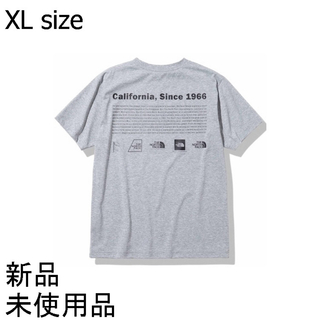 アディダス(adidas)のノースフェイス ショートスリーブはヒストリカルロゴティー ミックスグレー XL (Tシャツ/カットソー(半袖/袖なし))