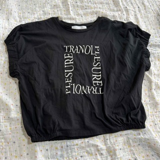 トラノイ(TRANOI.)のトラノイ 黒 カットソー(Tシャツ(半袖/袖なし))