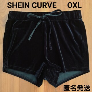 シーイン(SHEIN)のSHEIN CURVE ショートパンツ ブラック サイズOXL シーインカーブ(ショートパンツ)