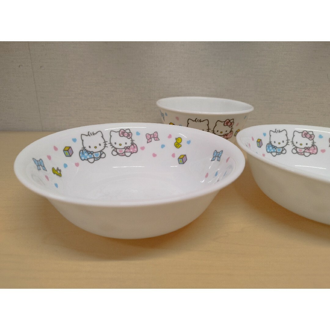 CORELLE - 【コレール】ハローキティ ベビーキティ お皿 3枚 CORELLE - 【コレール】ハローキティ ベビーキティ お皿 3枚