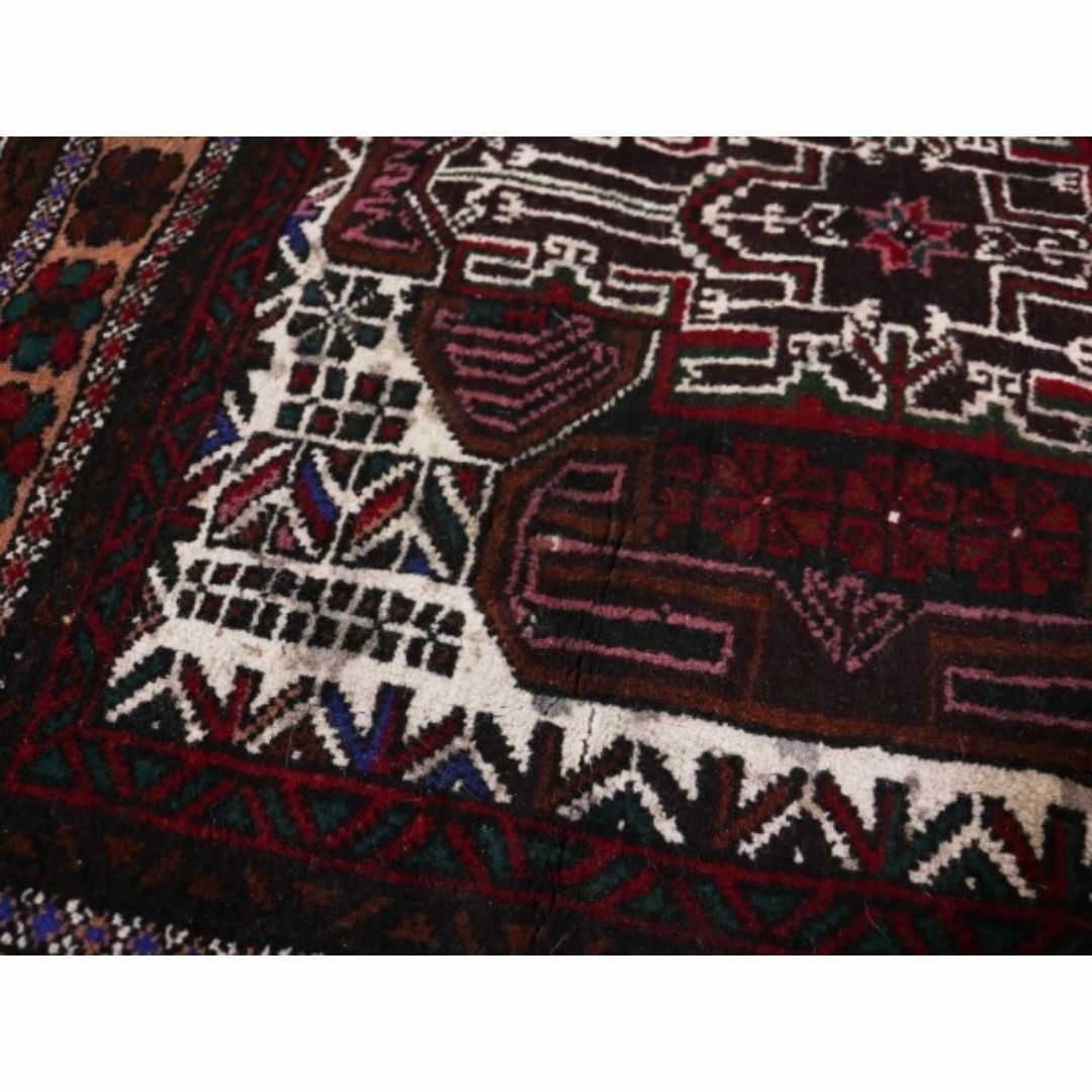RAGN304 洋間や和室にも◎ウール絨毯 トライバルラグ ミックス RAGN304 洋間や和室にも◎ウール絨毯 トライバルラグ ミックス