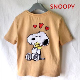 SNOOPY & WOODSTOCK スヌーピー Tシャツ S トップス キッズ(Tシャツ(半袖/袖なし))