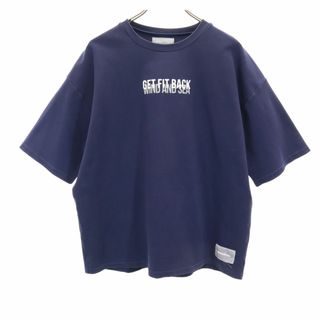 WIND AND SEA - ウィンダンシー 半袖 Tシャツ S ネイビー WIND AND SEA メンズ