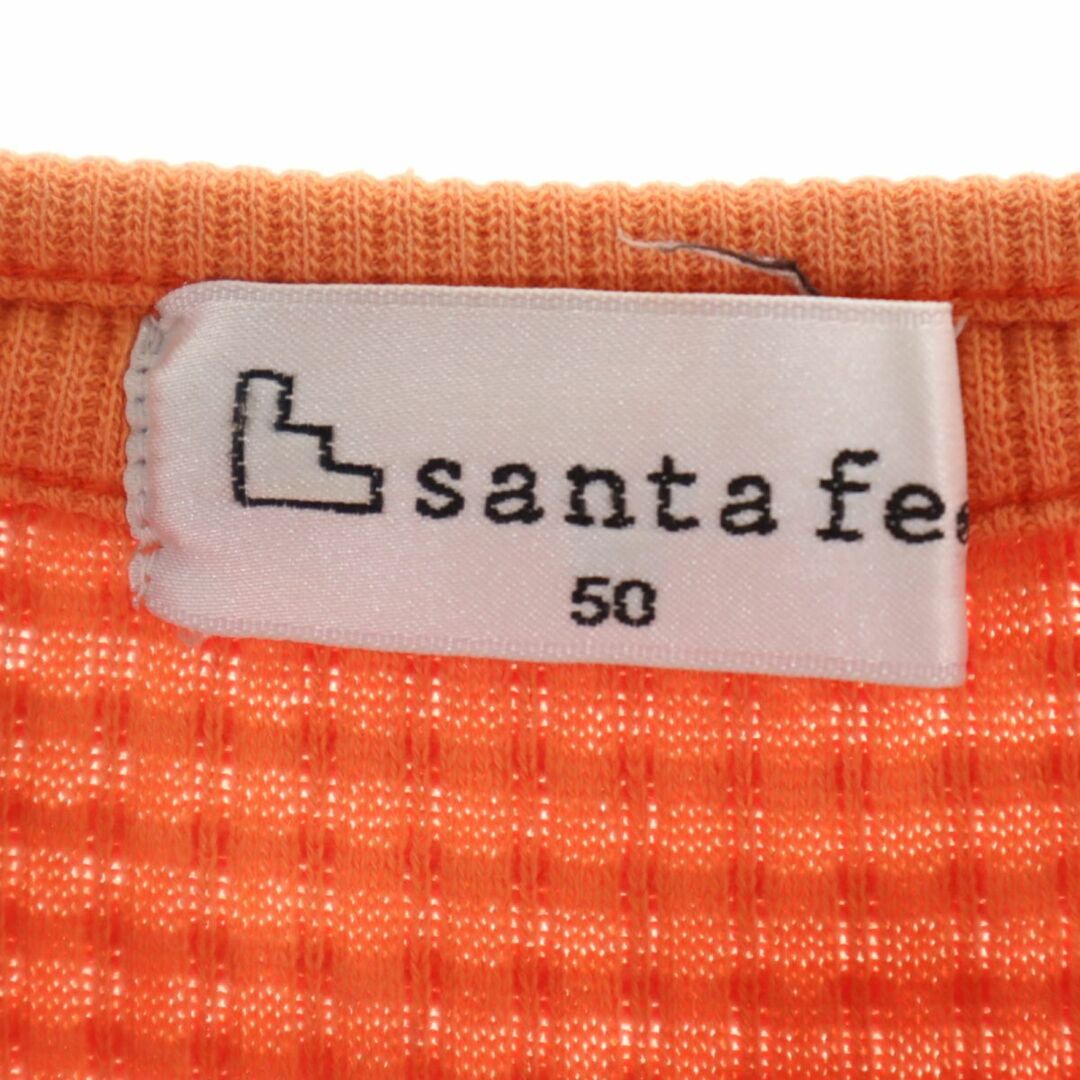 Santafe - サンタフェ 日本製 長袖 Tシャツ 50 オレンジ santa Santafe - サンタフェ 日本製 長袖 Tシャツ 50 オレンジ santa