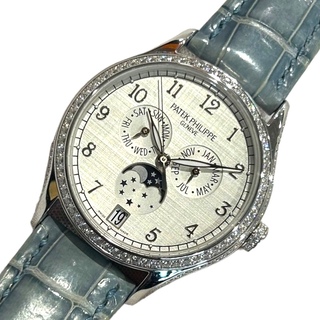 パテックフィリップ(PATEK PHILIPPE)の　パテック・フィリップ PATEK PHILIPPE コンプリケーション アニュアルカレンダー 4947G-010 シルバー K18ホワイトゴールド 自動巻き メンズ 腕時計(その他)