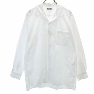 サイト 日本製 長袖 オープンカラーシャツ 3 ホワイト S'YTE ヨウジヤマモト Yohji Yamamoto メンズ(シャツ)