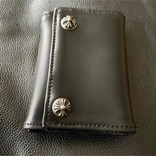 クロムハーツ(Chrome Hearts)のクロムハーツ　３フォールド 財布　アフターカスタム(折り財布)