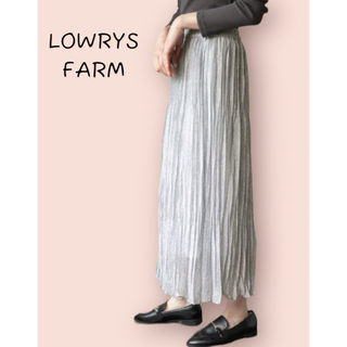 ローリーズファーム(LOWRYS FARM)の♪LOWRYS FARM レディース クリンクルプリーツスカート♪(ロングスカート)