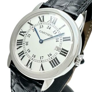 カルティエ(Cartier)のカルティエ 腕時計  ロンドソロ　LM　デイト W6700255(腕時計(アナログ))