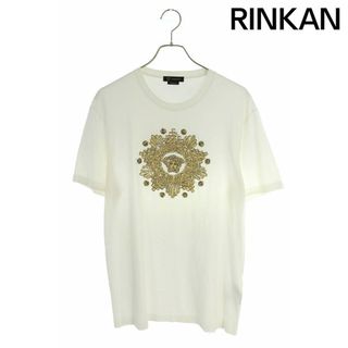 ヴェルサーチ(VERSACE)のヴェルサーチ  A85171 スパンコールメデューサ刺繍Tシャツ メンズ XL(Tシャツ/カットソー(半袖/袖なし))