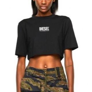 ディーゼル(DIESEL)のDIESEL  レディース　新品未使用　XS  Tシャツ　ヘソ出し　ショート丈(Tシャツ(半袖/袖なし))