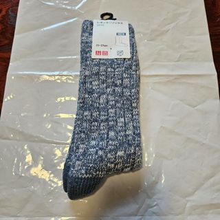 ユニクロ(UNIQLO)のユニクロ メンズ レギュラーソックス 靴下 69Navy 25～27㎝(ソックス)