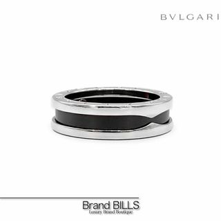 BVLGARI - ブルガリ B-zero1 ビー・ゼロワン セーブ・ザ・チルトレン 指輪 リング AN855770 ＃61 20号 シルバー ブラック アクセサリー