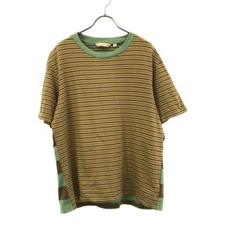 ユニクロ(UNIQLO)のユニクロ マルニ コラボ ボーダー 半袖 Tシャツ L イエロー系 UNIQLO +J MARNI メンズ(Tシャツ/カットソー(半袖/袖なし))