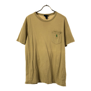 ポロバイラルフローレン 半袖 Tシャツ S ベージュ Polo by Ralph Lauren メンズ(Tシャツ/カットソー(半袖/袖なし))