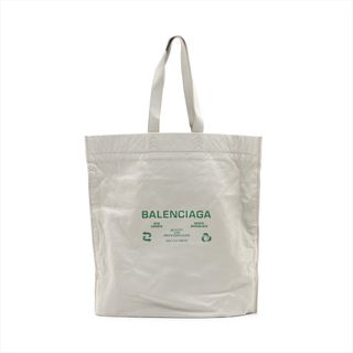 Balenciaga - バレンシアガ スーパーマーケットショッパー レザー  ホワイト レディース