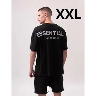 エスエッセンシャルズ(S.ESSENTIALS)のESSENTIALS  Tシャツ   ブラック XXL(Tシャツ/カットソー(半袖/袖なし))