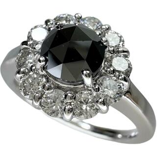 リング・指輪  K18WG ブラックダイヤモンド(リング(指輪))