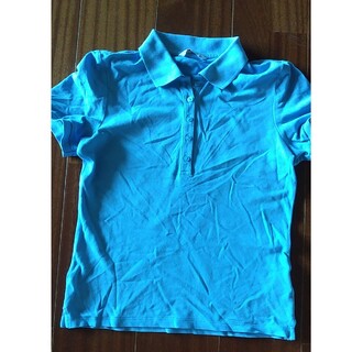 ユニクロ　ポロシャツ　ブルー　S(ポロシャツ)