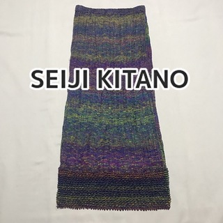 SEIJI KITANO ロングスカート シワ・絞り加工 y2k フェアリーコア(ロングスカート)