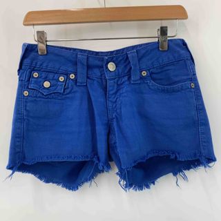 トゥルーレリジョン(True Religion)のTRUE RELIGION トゥルーレリュージョン レディース ショートパンツ ブルー デニム/ジーンズ USA製(ショートパンツ)