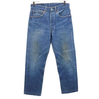 リーバイス(Levi's)のリーバイス 90s 501 USA製 デニムパンツ W32 ブルー Levi's ジーンズ ボタンフライ メンズ(デニム/ジーンズ)