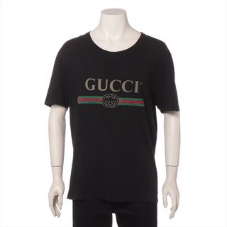 グッチ(Gucci)のグッチ  コットン M ブラック メンズ その他トップス(その他)