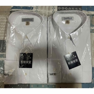 新品・未使用　長袖ワイシャツ　ノーアイロン　2枚セット　L(シャツ)