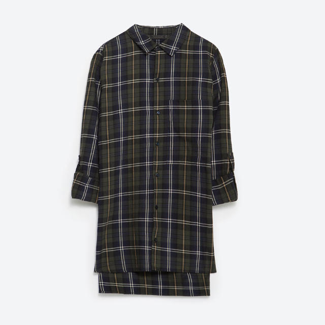 ZARA(ザラ)のZARA ネルシャツ レディースのトップス(シャツ/ブラウス(長袖/七分))の商品写真