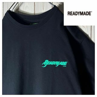 レディメイド(LADY MADE)の【美品 限定コラボ L】レディメイド サイコワールド 凹凸ロゴ Tシャツ 黒(Tシャツ/カットソー(半袖/袖なし))