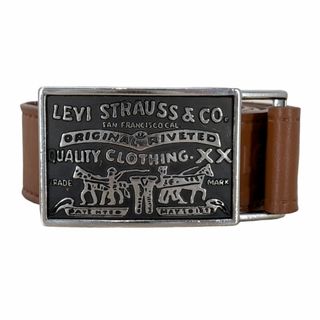 リーバイス(Levi's)のLevis(リーバイス) ロゴバックル レザーベルト メンズ ファッション雑貨(ベルト)