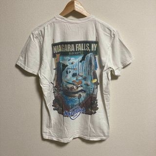 VINTAGE - HardRock cafe ハードロック　Tシャツ 半袖 白T 古着 滝 M