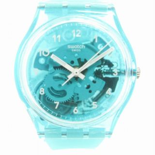 swatch - スウォッチ SWATCH 腕時計 スケルトン アナログ クオーツ 青 ■SM3