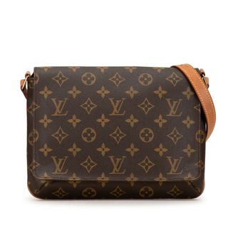 ルイヴィトン(LOUIS VUITTON)のルイ ヴィトン モノグラム ミュゼットタンゴ ショート ショルダーバッグ M51257 PVC レディース LOUIS VUITTON 【214-52473】(ショルダーバッグ)