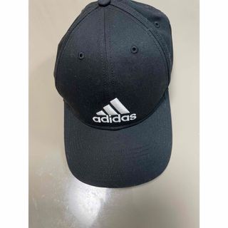 アディダス(adidas)の新品　adidas cap 57〜60 黒　フリーサイズ(キャップ)