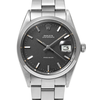 ロレックス(ROLEX)のROLEX オイスターデイト Ref.6694 ブラック アンティーク品 メンズ 腕時計(腕時計(アナログ))