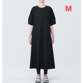 ムジルシリョウヒン(MUJI (無印良品))の無印良品     涼感ブロ－ド プルオーバーワンピース     婦人 M(ロングワンピース/マキシワンピース)