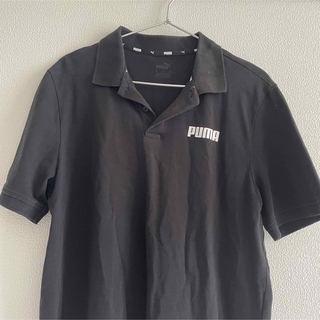 PUMA - PUMA 黒　ポロシャツ