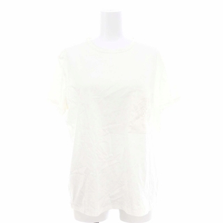 エルメス(Hermes)のエルメス HERMES コットン ポケット Tシャツ 刺繍 半袖 40 白(Tシャツ(半袖/袖なし))