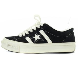 コンバース(CONVERSE)のコンバース スニーカー スエード 4.5 23.5cm 黒 ブラック(スニーカー)