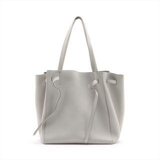 セリーヌ(celine)のセリーヌ  レザー  グレー レディース トートバッグ(トートバッグ)