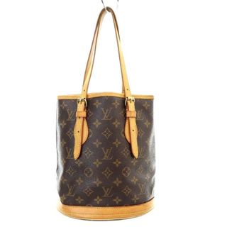 ルイヴィトン(LOUIS VUITTON)のルイヴィトン モノグラム プチ・バケット トートバッグ 茶色 M42238(トートバッグ)