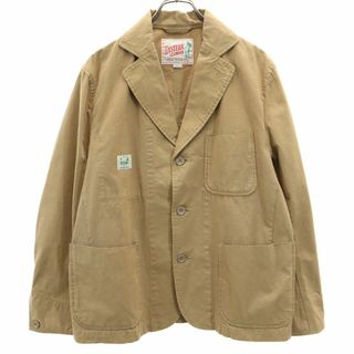 ヒステリックグラマー(HYSTERIC GLAMOUR)のヒステリックグラマー バックプリント バックプリント カバーオール M ブラウン HYSTERIC GLAMOUR 日本製 メンズ(カバーオール)