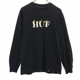 ハフ(HUF)のハフ 長袖 Tシャツ M ブラック系 HUF ロンT メンズ(Tシャツ/カットソー(七分/長袖))