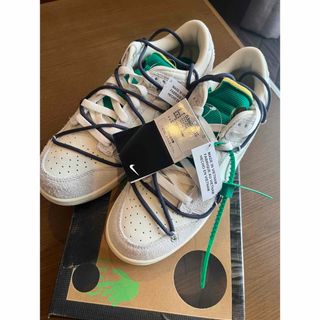 ナイキ(NIKE)の新品未使用Nike Dunk Low off-white lot20 27cm(スニーカー)