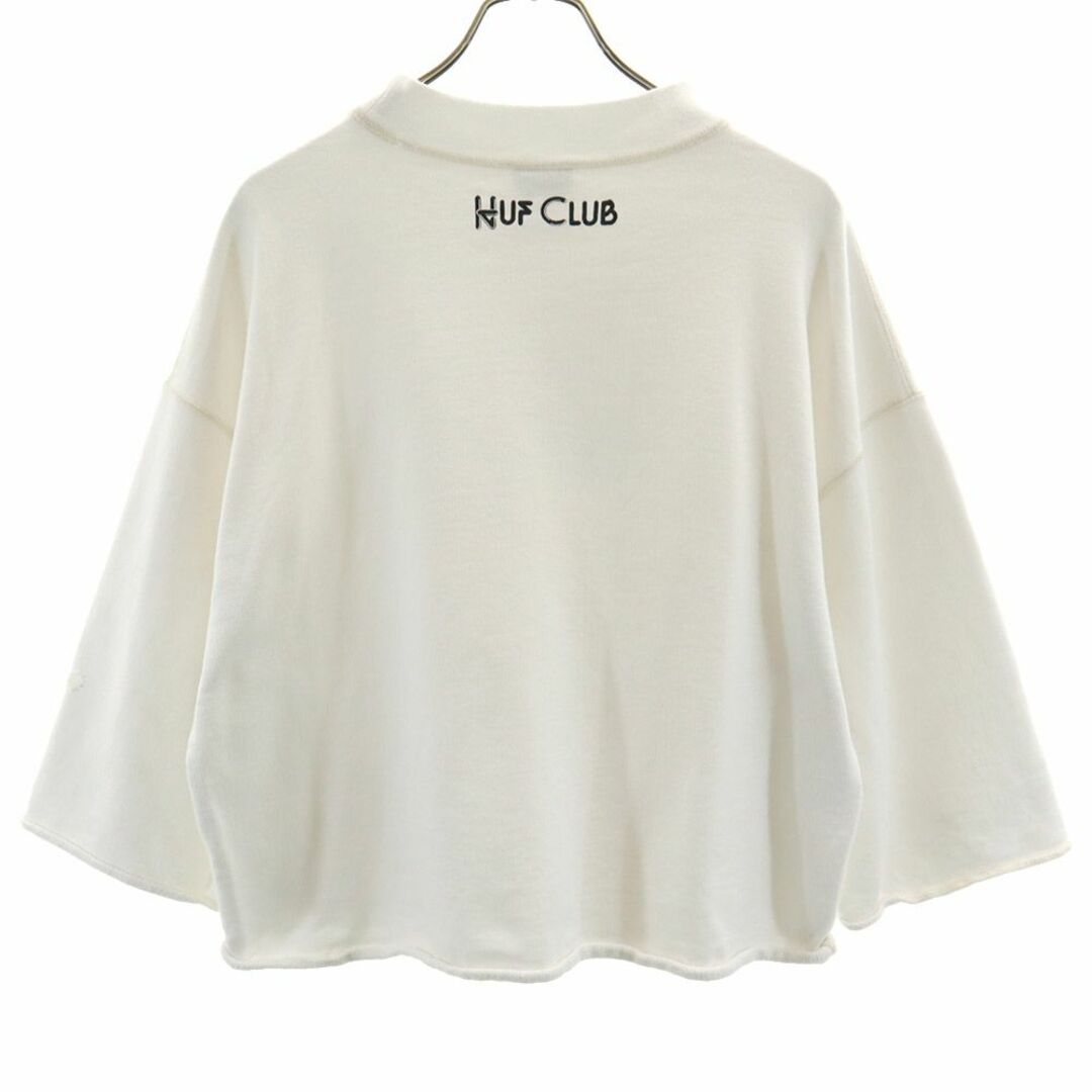 HUF - ハフ 日本製 プリント 7分袖 トレーナー M ホワイト HUF HUF - ハフ 日本製 プリント 7分袖 トレーナー M ホワイト HUF
