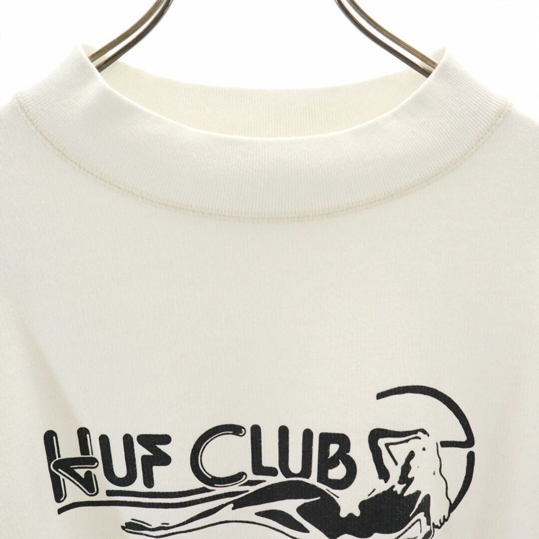 HUF - ハフ 日本製 プリント 7分袖 トレーナー M ホワイト HUF HUF - ハフ 日本製 プリント 7分袖 トレーナー M ホワイト HUF