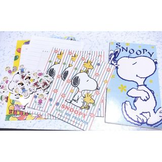 SNOOPY - スヌーピー レターセット SNOOPY PEANUTS 封筒 メモ帳 シール ス