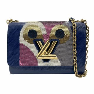 ルイヴィトン(LOUIS VUITTON)のルイ ヴィトン LOUIS VUITTON ショルダーバッグ エピ ツイスト MM エピレザー/スパンコール ネイビーブルー/マルチカラー レディース M41868 送料無料【中古】 z1275(ショルダーバッグ)